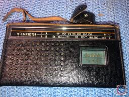 Sears Solid State 8 Transistor Radio, General Electric 7 Transistor Radio, Penneys Solid State Radio