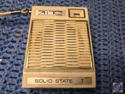 Kroy 10 Transistor Radio with Ear Bud, Precor 616 AM Transistor Radio and Solid State 7 Transistor