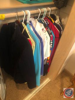 Assorted Medium Sized Sweaters and Jackets Including Brands Such As IZOD, Marisa Christina Lisa