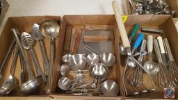 Misc. Kitchen Utensils: Dough Cutters; Ice Cream Scoops; Ladles; Measuring Cups and Spoons; Serving