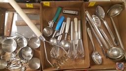 Misc. Kitchen Utensils: Dough Cutters; Ice Cream Scoops; Ladles; Measuring Cups and Spoons; Serving