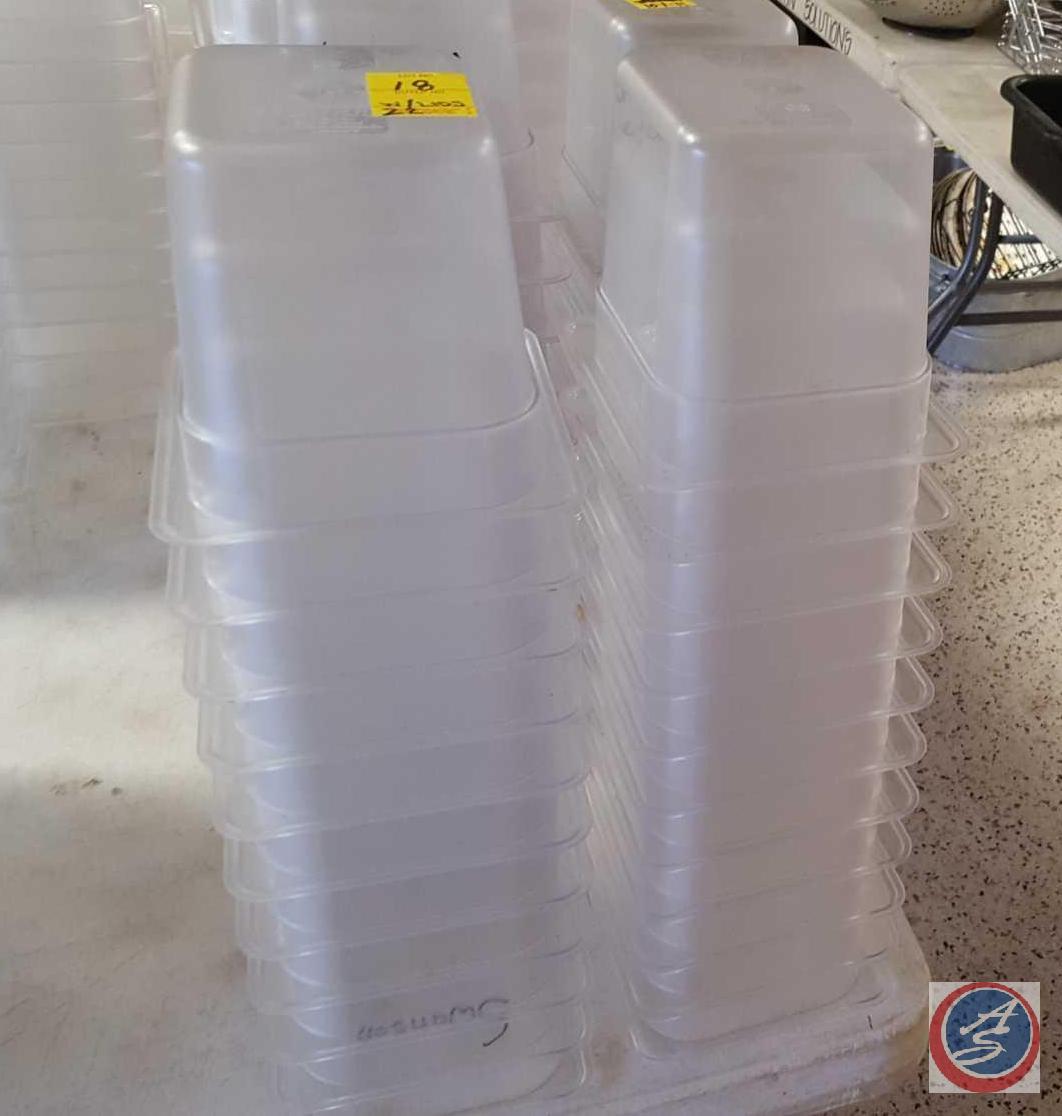 (22) Cambro Ware 66 CW - w/ Lids