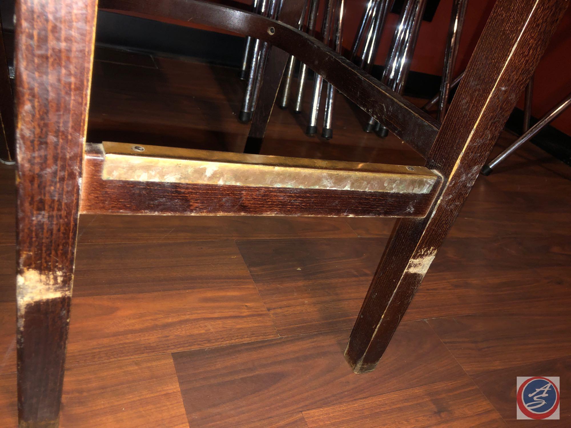 {{7X$BID}} High Back Bar Chairs Measuring 44"