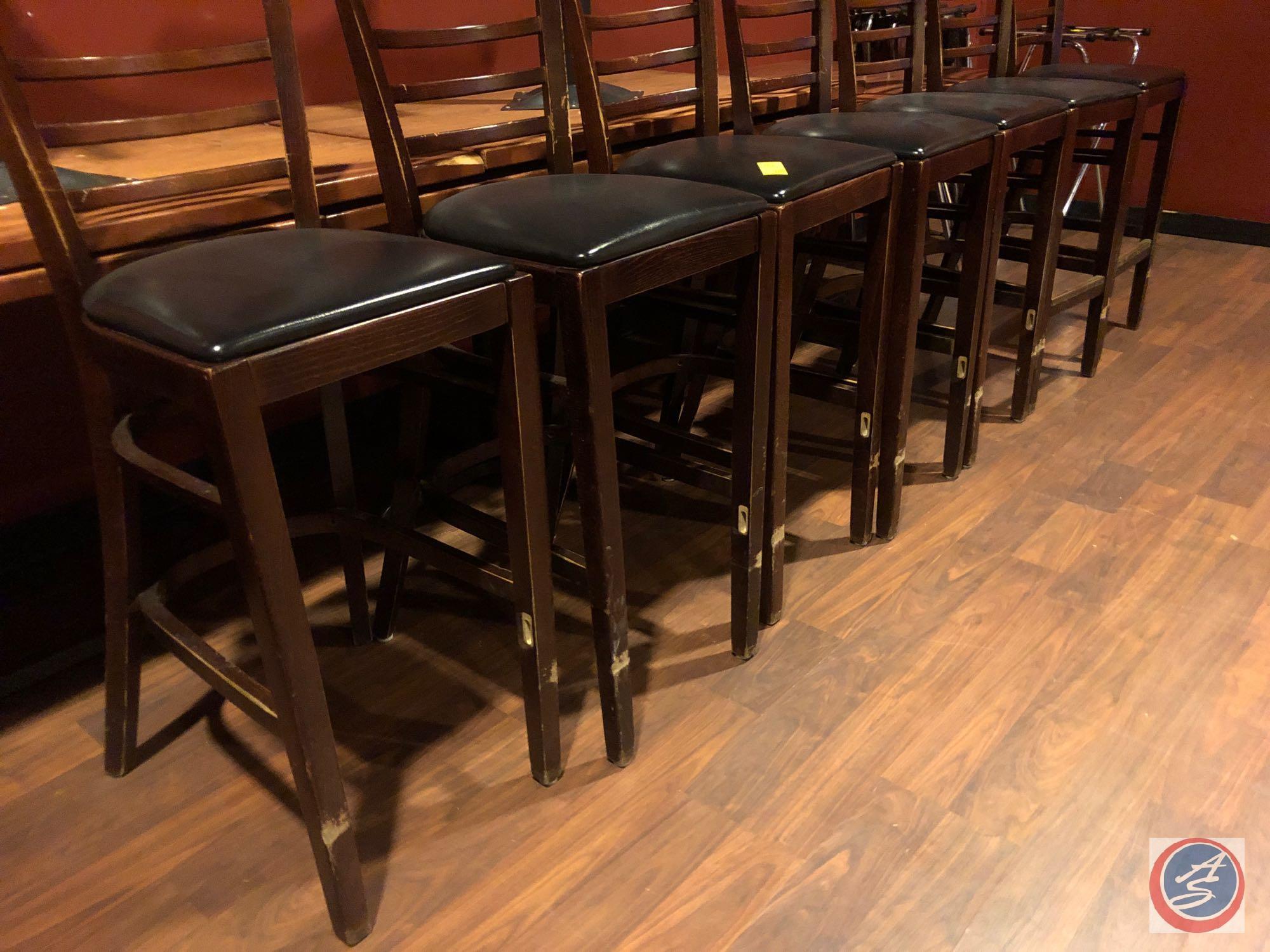 {{7X$BID}} High Back Bar Chairs Measuring 44"