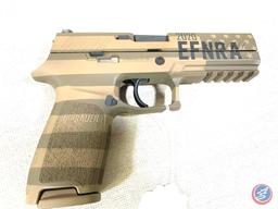 SIG P-320 EFNRA 2020 ARMED FORCES TRIBUTE 9MM Caliber. 9 x 19 Barrel Length. 4.7 Inch Capacity 21