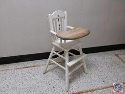 Wooden High Chair w/Tray