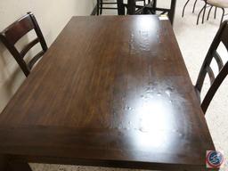 Dining Table with (2) Chairs Measuring 64" x 38" x 31"