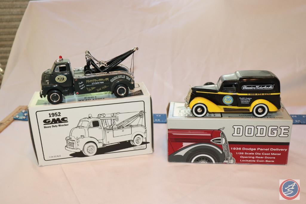 Liberty Classics by Spec Cast Die-Cast Metal Replica 1936 Dodge Panel Delivery Lockable Coin Bank