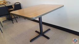 {{7X$BID}} Five Tables Measuring 42" X 30" X 29 1/2" and Two Tables Measuring 30" X 30" X 30"