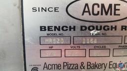 ACME Pizza and Bakery Equipment Co. Bench Dough Roller Model No. MRS20 Measuring 26" X 26 1/2" X 23"