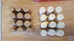 (12) Pepper Shakers and (12) Salt Shakers [[USED]]