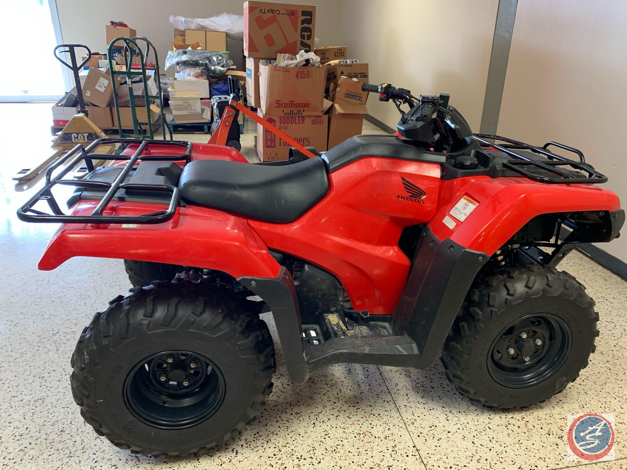 2017 Honda ATV, VIN # 1HFTE4005H4309625