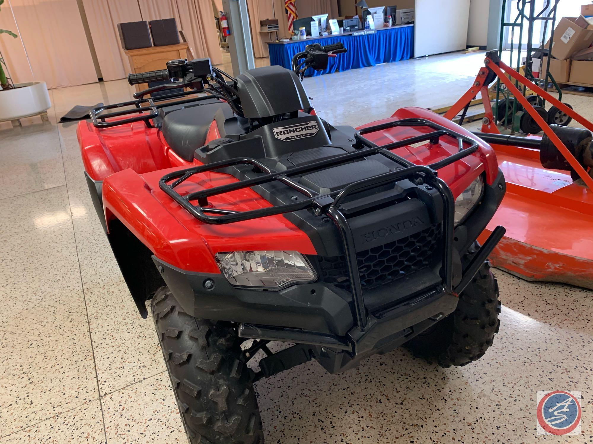 2017 Honda ATV, VIN # 1HFTE4005H4309625