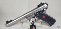 Ruger Model Mark IV 22 LR Pistol Semi-Auto Stainless Steel Target Pistol. Ser # WBR127944