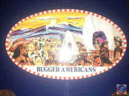 Rugged Americans Framed Coins Including Black Hawk (1767-1838), Crazy Horse (1844-1877), and Sitting