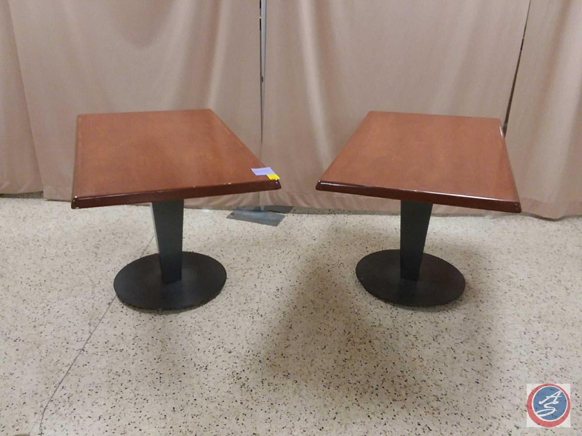 {{2X$Bid}} 48" X 28" X 30" Wood Tables