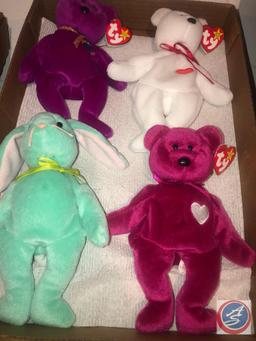 Variety of Beanie Babies