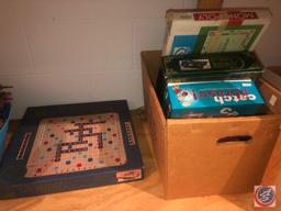 Board Games Including Vintage Monopoly and Scrabble