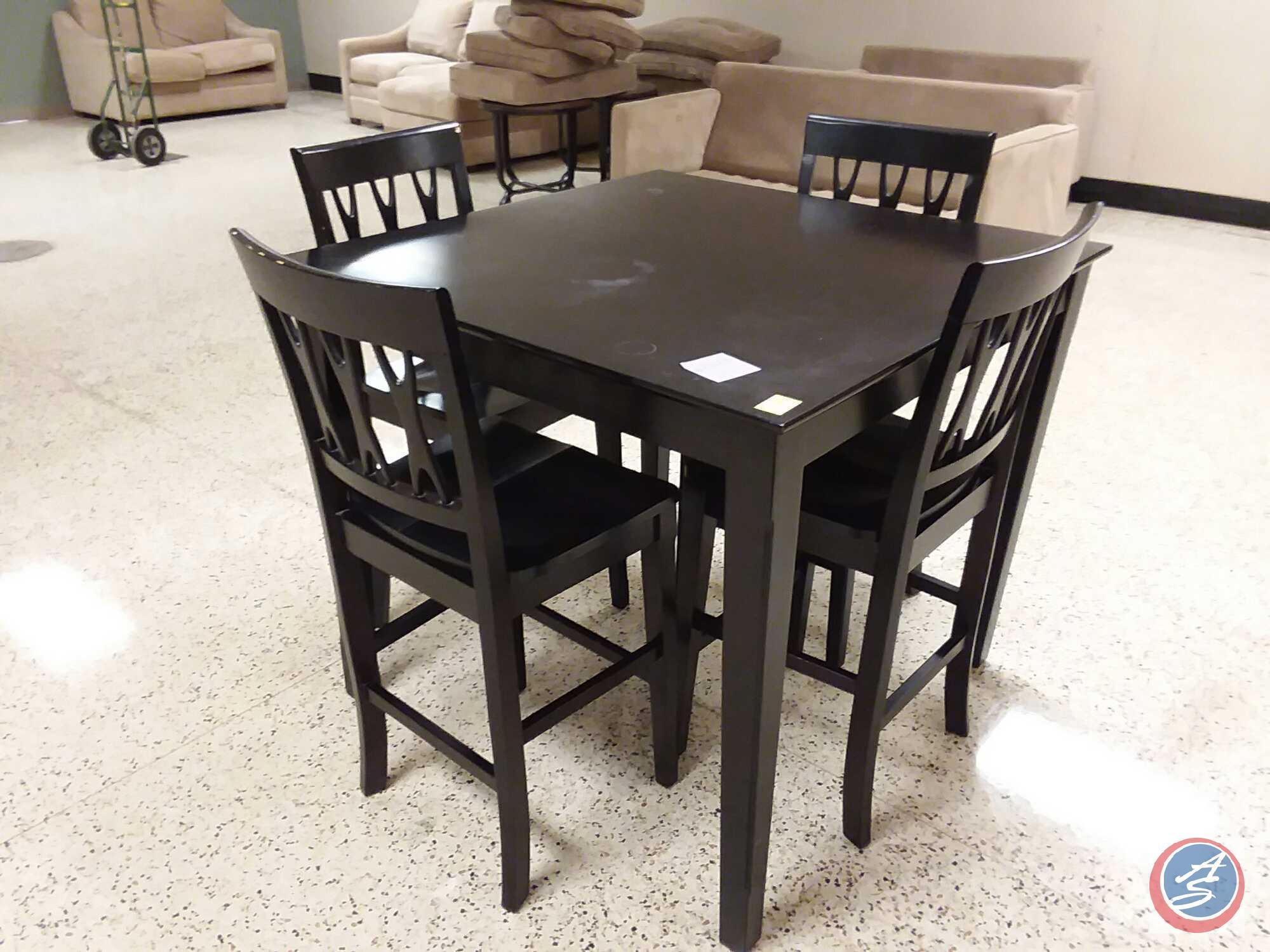 {{3X$BID}} Dining Table w/ (2) Chairs 42" x 42" x 37"