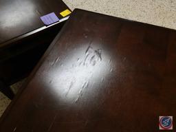 {{3X$BID}} Coffee Table 48" x 24" x 20", (2) End Tables 24" x 24" x 25"