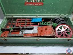 Vintage toy Meccano engineering for Boys Set