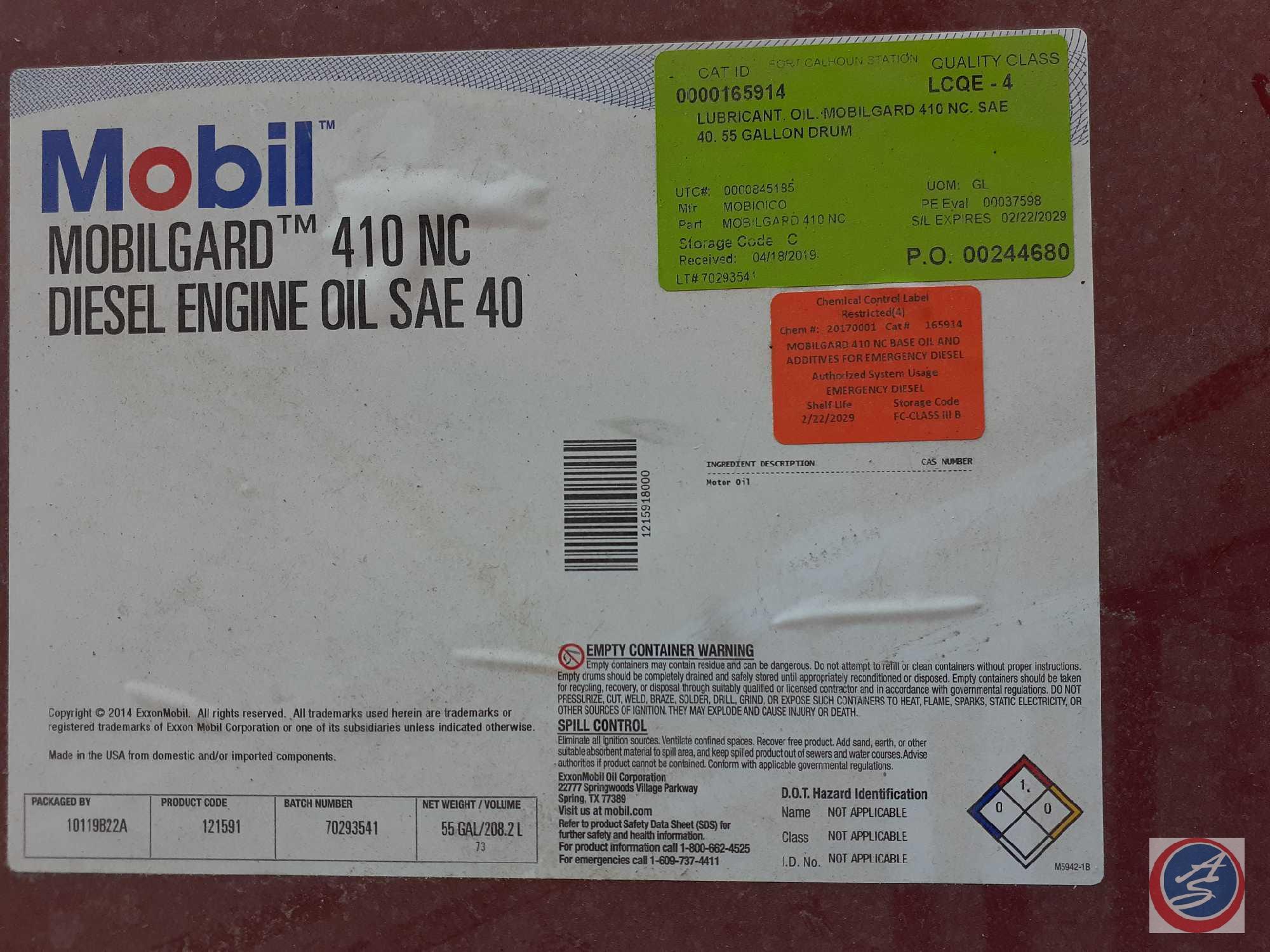 Mobil MobilGard 410 NC Diesel Oil SAE40 (4) (sealed)