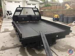 Custom Built C5 MFG South Fork Dumping Flatbed with High pressure Bed liner