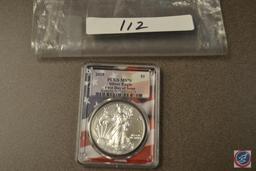 Silver Eagle 2019 Is, PCGS slabbed and graded MS70