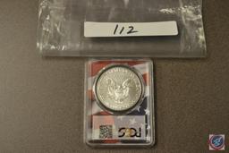 Silver Eagle 2019 Is, PCGS slabbed and graded MS70