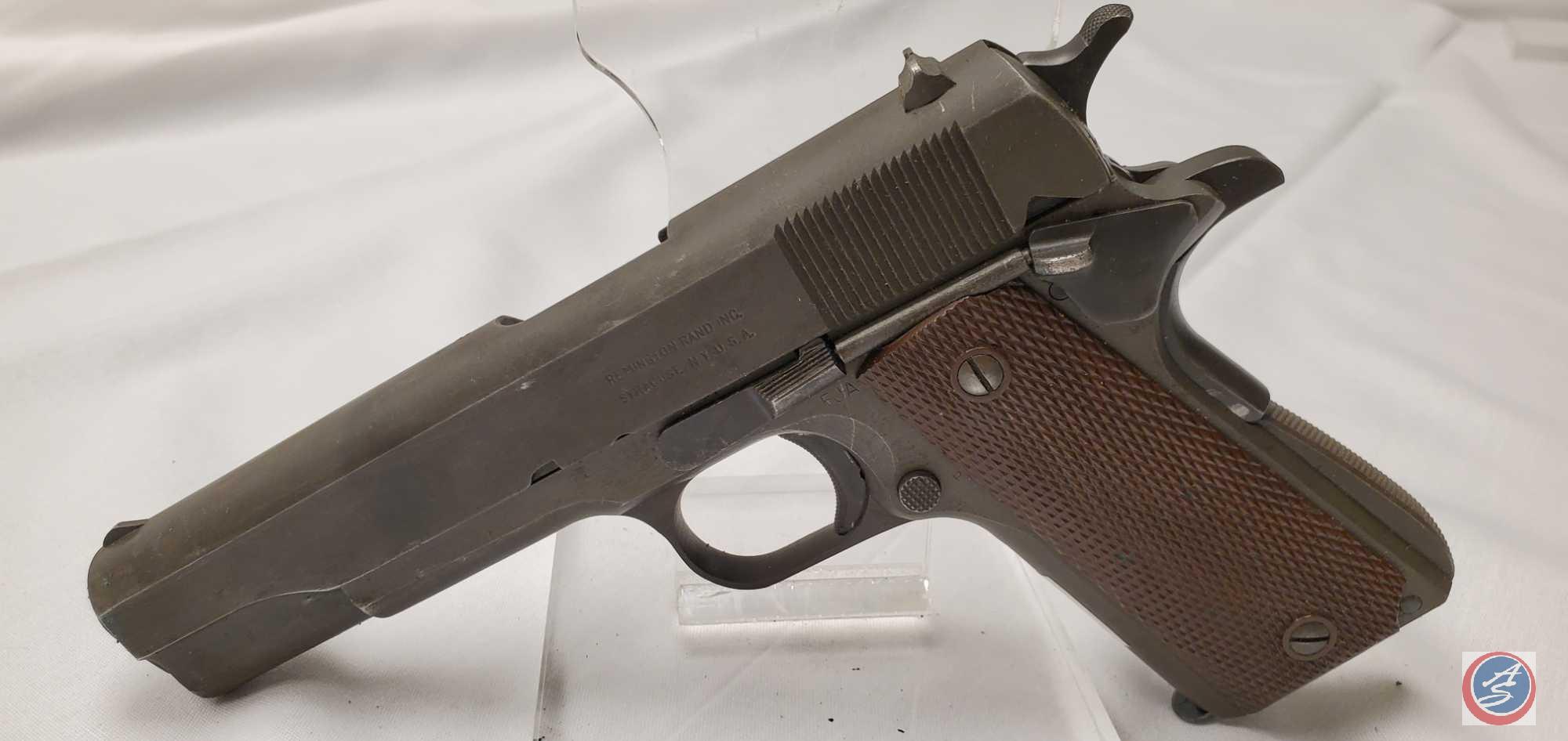 Remington Rand Model M1911A1 45 ACP Pistol US Army issue pistol marked U.S. Property M1911A1 U.S.