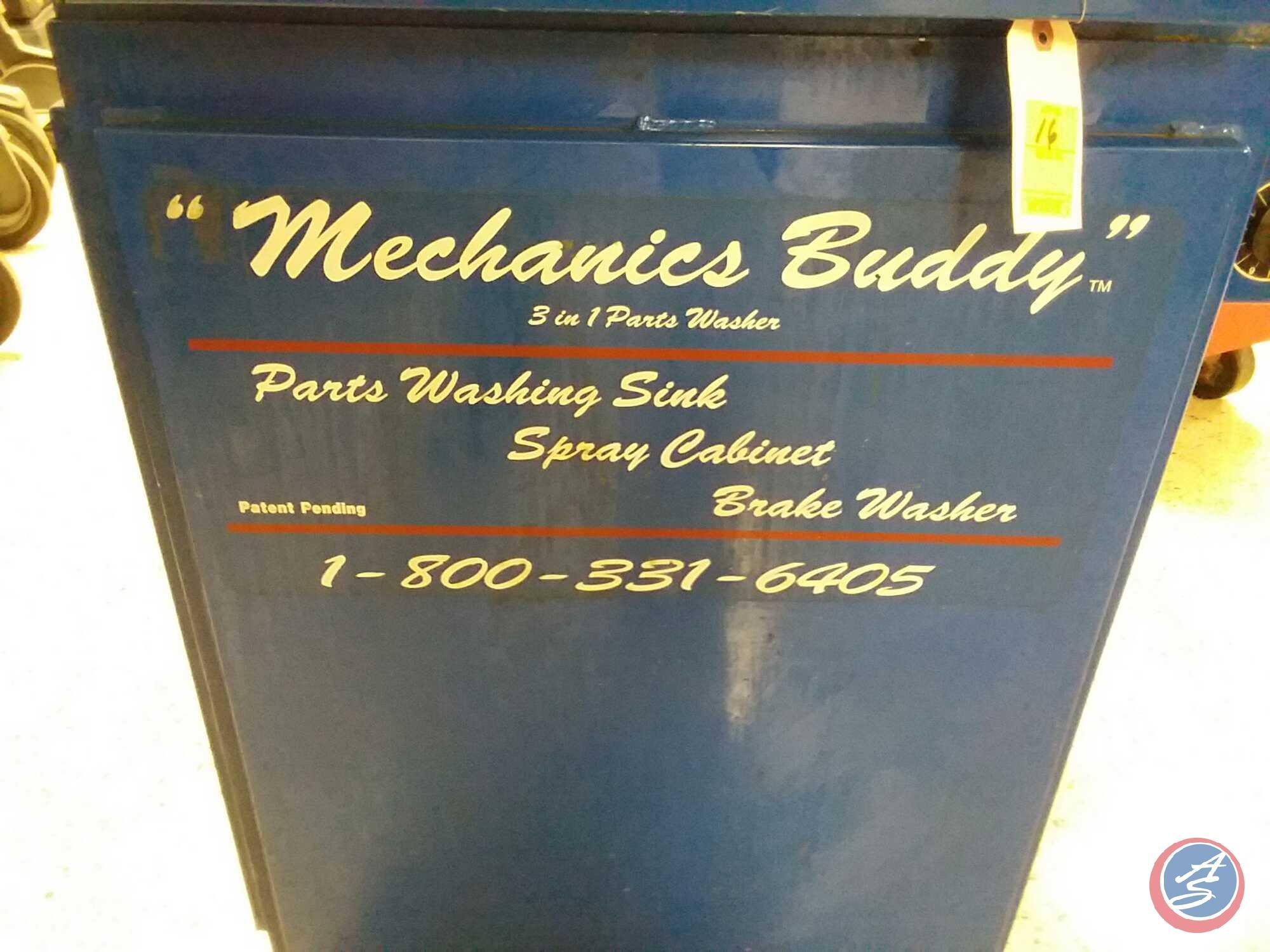 Mechanics Buddy 3 in 1 110V Portable MB-5 Parts Washer - Parts Washing Sink, Spray Cabinet and
