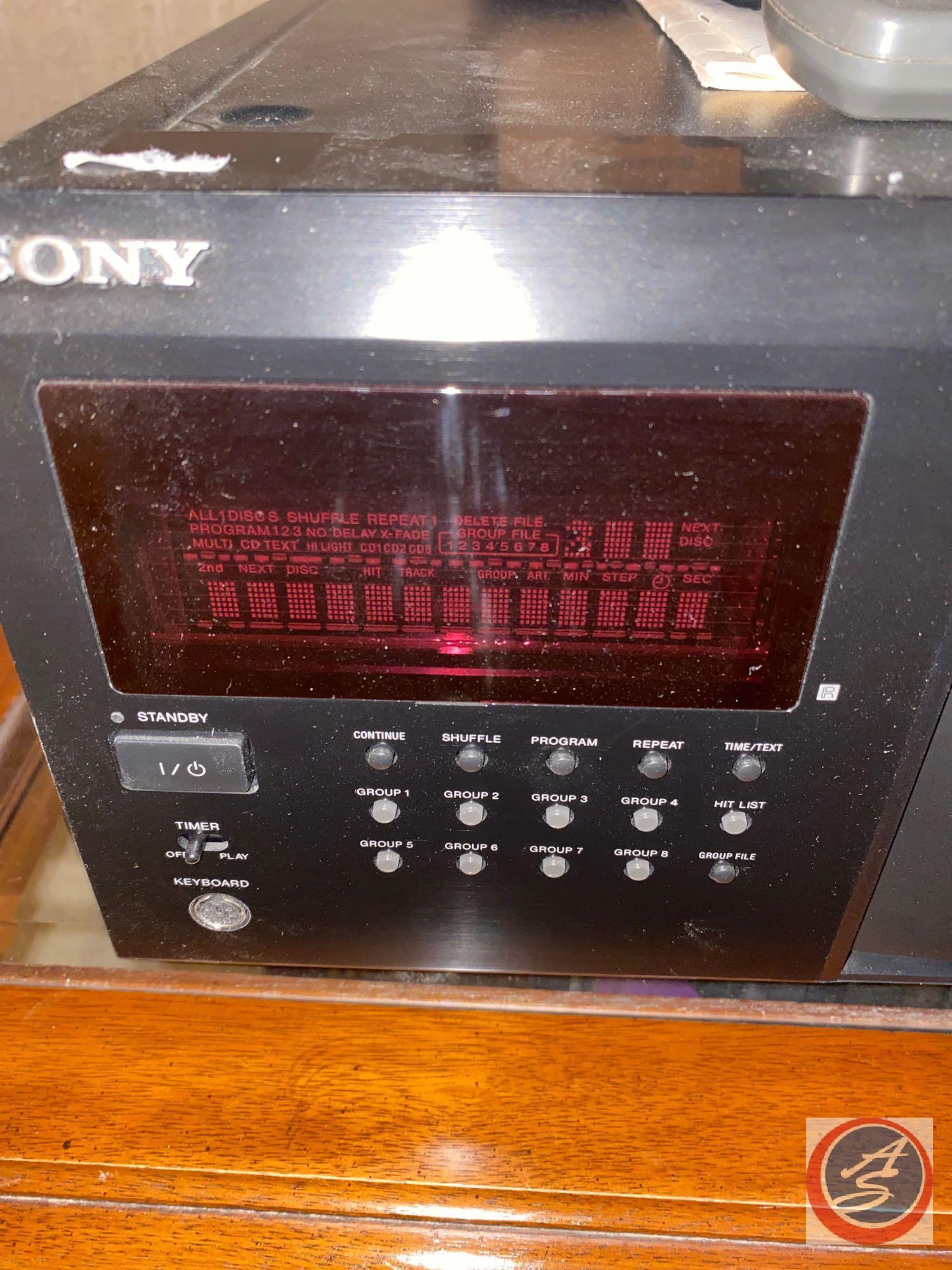 Sony Compact Disc Player Model Number CDP-CX355, AIWA AM/FM radio, CD Player, Dual Cassette, Model
