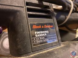 Black and Decker 3/8 Inch Drill, Black & Decker Finishing Sander