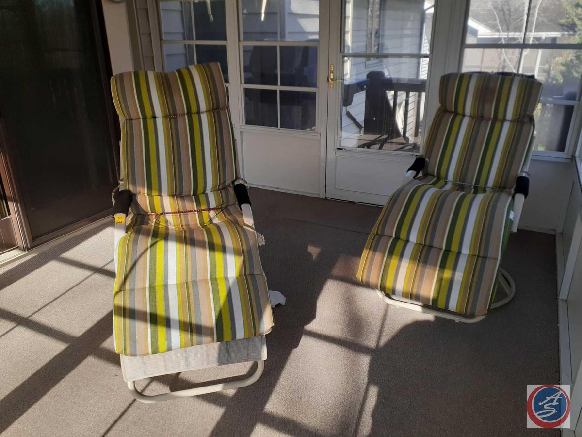 (2) Patio Rockers with Cushions