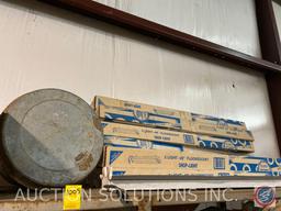 Chicken Waterer, 48 inch Fluorescent Shop Lights in Original Box Unable to Validate Condition