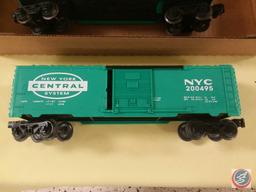 (2) Replica Lionel NYC Green Freight Car 200495 O Gauge and Replica Lionel Animated Aquarium Car