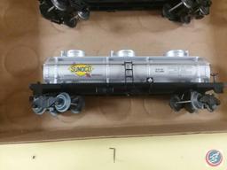 Vintage Walthers Southern Pacific Single Dome Tank Car and Lionel 6415 Sunoco Three Dome Tank Car