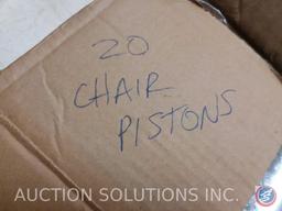 (2) Boxes of Chair Pistons Approx. 20/Box