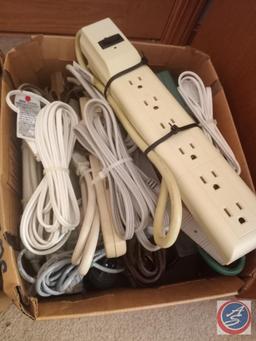 Assorted Power Saver Strips and Extension Cords