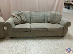 1 microfiber sofa and loveseat measurements on sofa are 84x39x36 loveseat measurements are 60x39x36