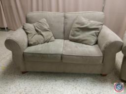 1 microfiber sofa and loveseat measurements on sofa are 84x39x36 loveseat measurements are 60x39x36