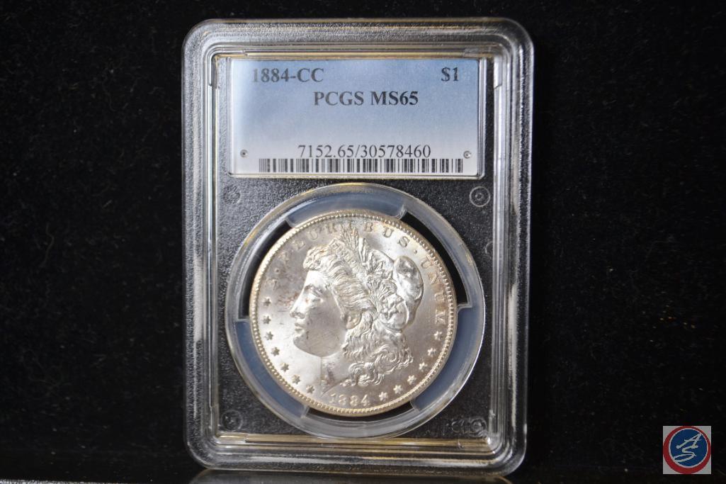 1884-CC $1 PCGS MS65