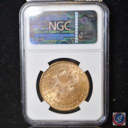 1901-P $20 Liberty Head Double Eagle MS 62 NGC