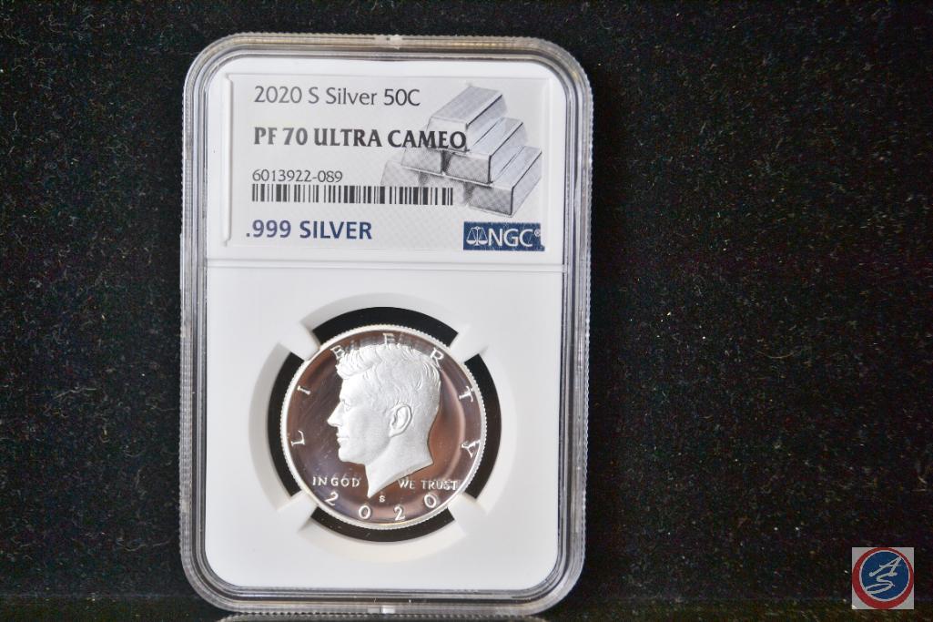 2020-S Silver 50cent PF70 Ultra Cameo .999 Silver NGC