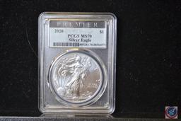 2020 PCGS MS70 Silver Eagle Premier Dollar