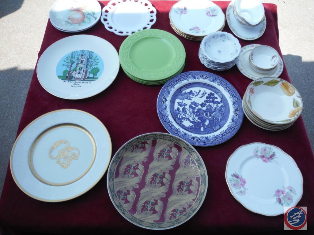 Misc plates and saucers, Imperial china, Elizabethan,Milkasa ect?