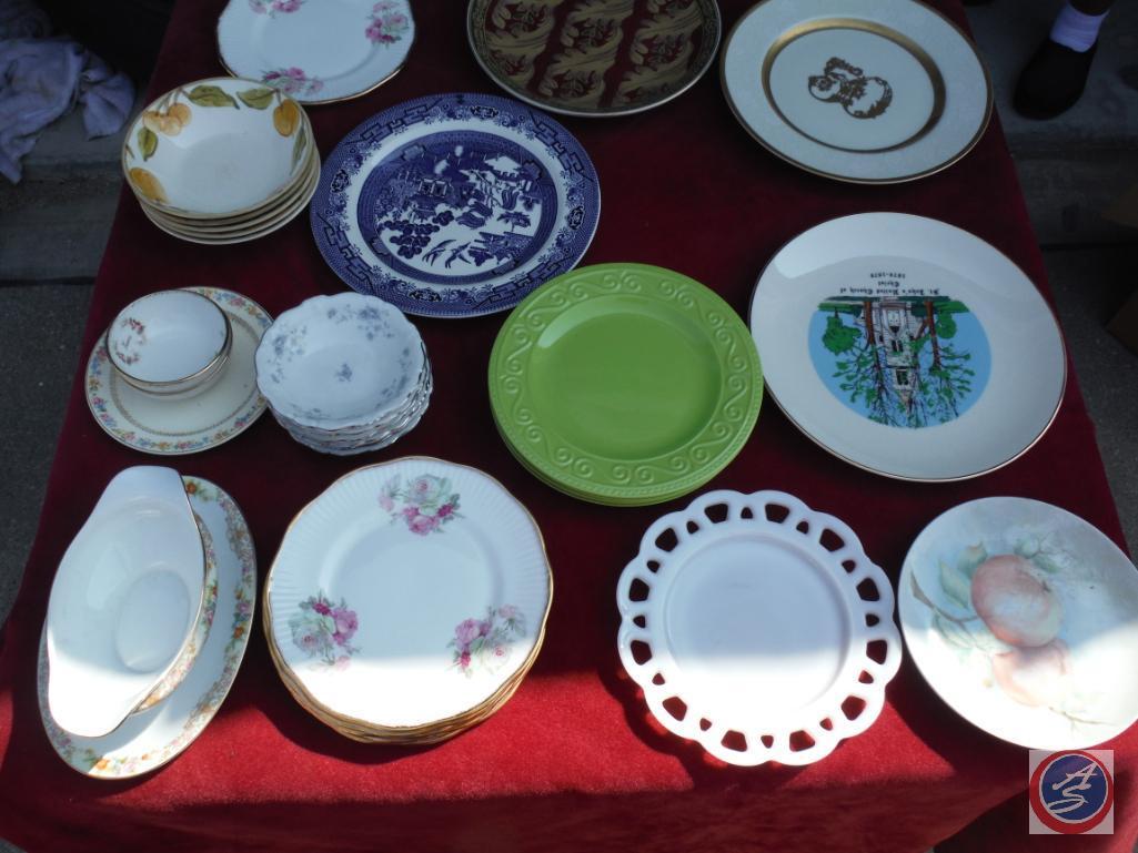 Misc plates and saucers, Imperial china, Elizabethan,Milkasa ect?
