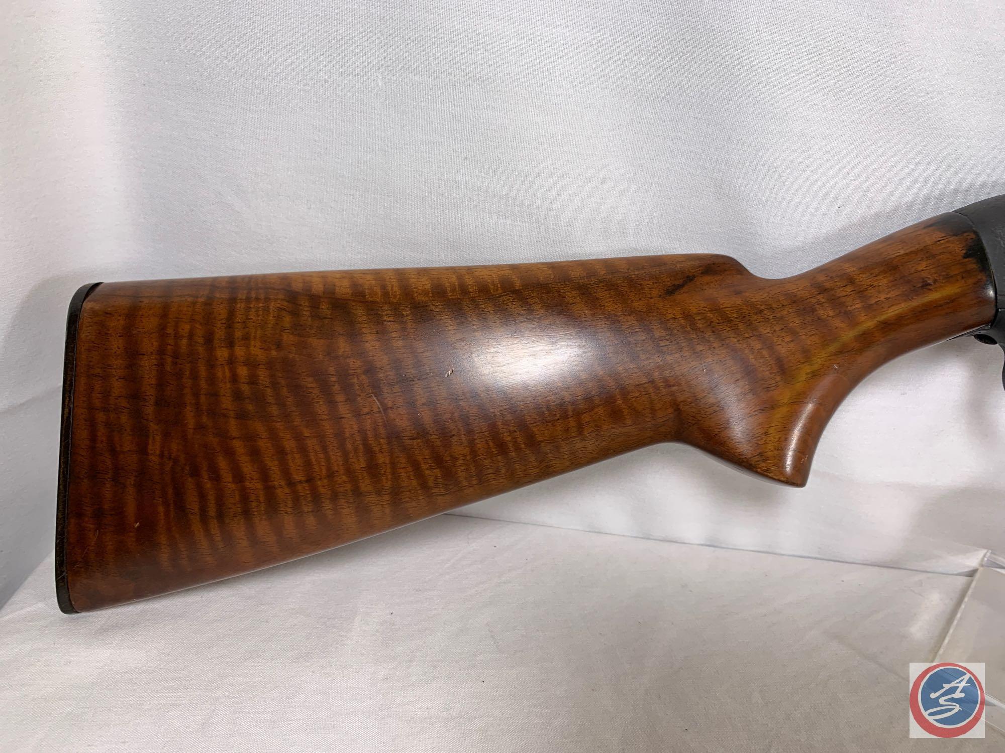 Winchester Model 12 12 GA Shotgun Pump Action Shotgun. Heavily pitted barrel and receiver. clean