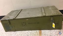 Vintage Military Wood Gun Box 58" x 24" x 14"...