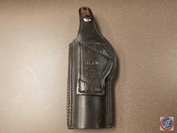 Brown Leather Bianchi Beretta M84 Pistol Holster No.19L and Black Leather Valencia Holster